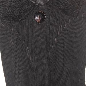 Fantazia blk long sweater boho chic